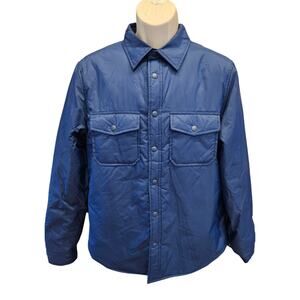 Gap thermore precision warm nylon water resistant pocket jacket M EUC blue